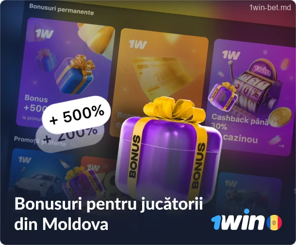 Bonusuri și promoții la 1win Moldova